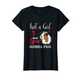 Just a Girl Who Loves Guinea Pigs - Funny Animal T-Shirt