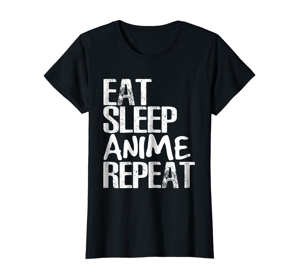 Eat Sleep Anime Repeat Shirt Funny Anime Binge t-shirt