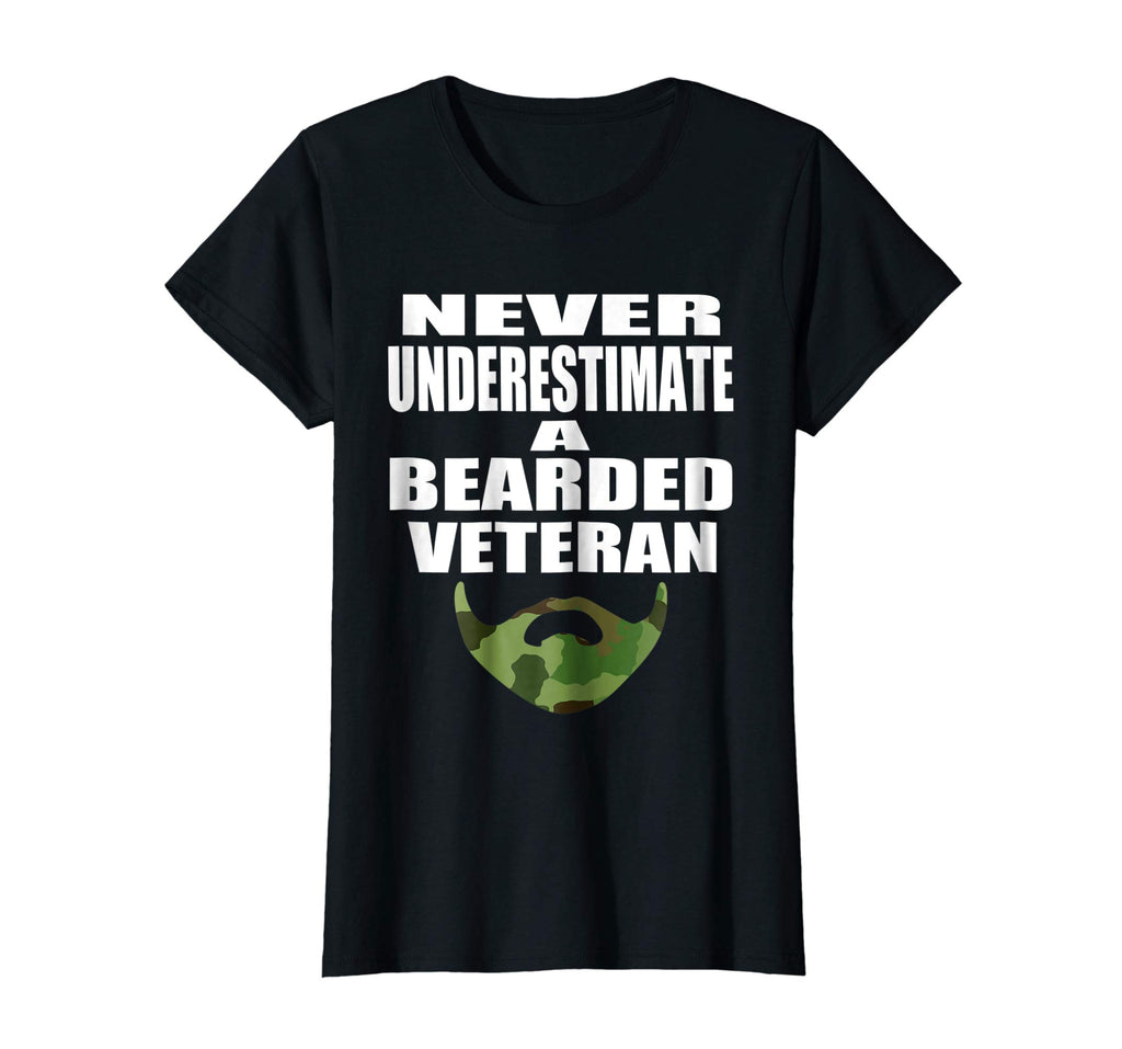 Beard T Shirt Funny Beard Gift For Military Veteran Men