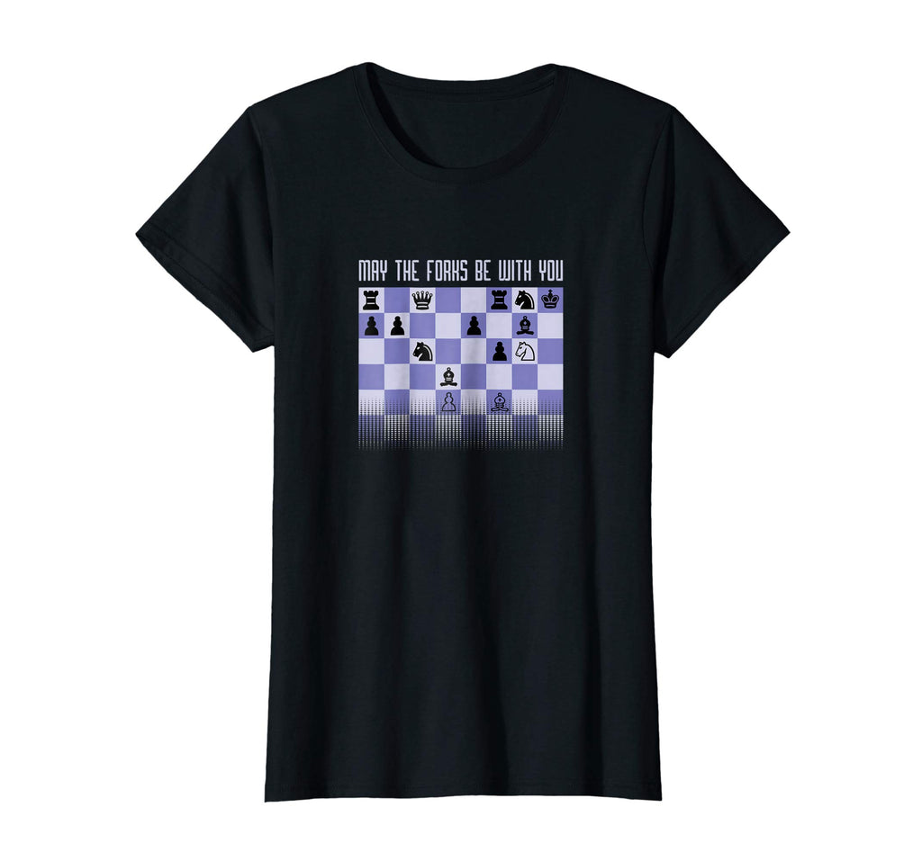 &quot;May the Forks&quot; Funny Chess T-Shirt