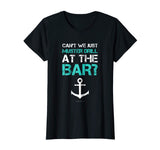 Funny Ship Cruise Vacation T-Shirt - Muster Drill At The Bar