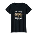 My Spirit Animal Funny Sloth T-shirt Lazy Napping Gift Tee