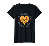 Stolen Pizza My Heart Funny Valentines Day T Shirt Food Gift