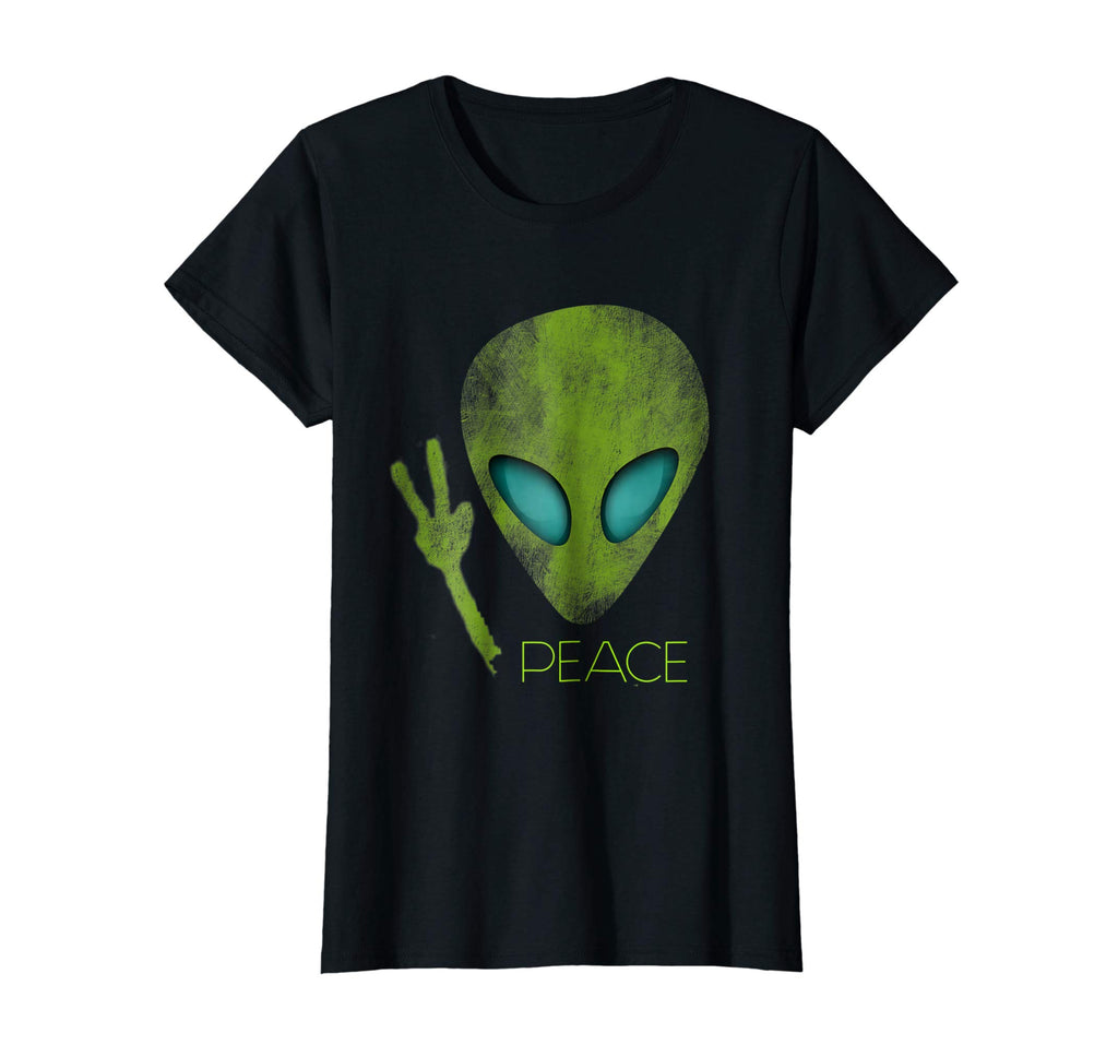 Alien Peace Cool Funny T-Shirt Cute UFO Lover Birthday Gift
