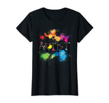 Artist Messy Painters Funny Paint Splatter Art T-shirt