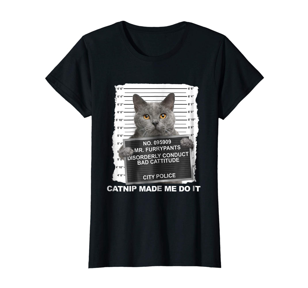 Catnip Made Me Do It Cat Tshirt Funny Cat Tee