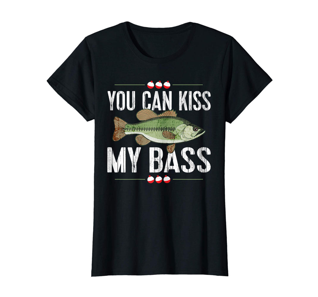 Funny Fishing TShirt - You Can Kiss My Bass Tee