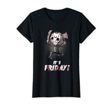 It's Friday Funny Halloween Horror Graphic T-shirt