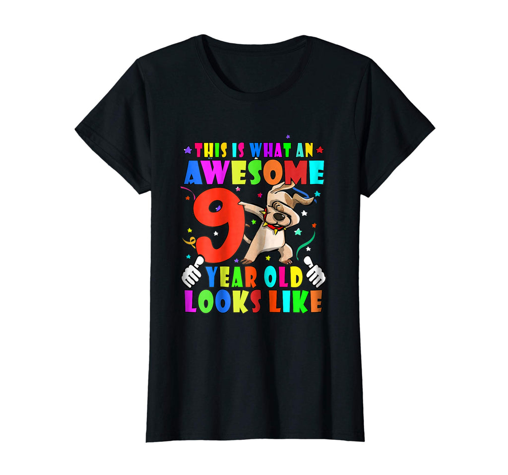Awesome 9th Birthday Shirt - Funny 2009 BDay Boy Girl Gift