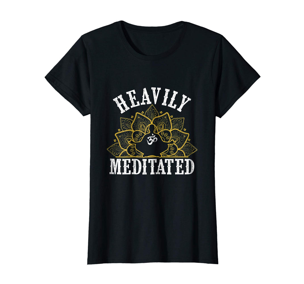 Funny Heavily Meditated Yoga Meditation T-Shirt