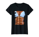 Fake Abs T Shirt Funny Bikini Body Muscle Six Pack 3D