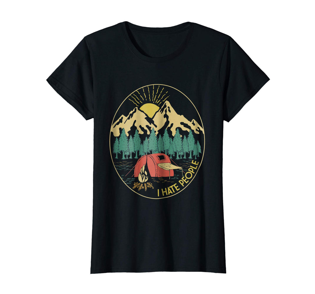 Love Camping I Hate People T-Shirt Funny Camping T-Shirt