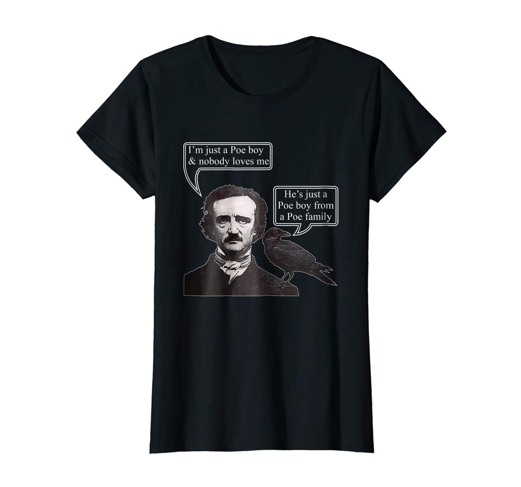 &quot;I'm Just A Poe Boy&quot; Funny Retro American Poet T-shirt