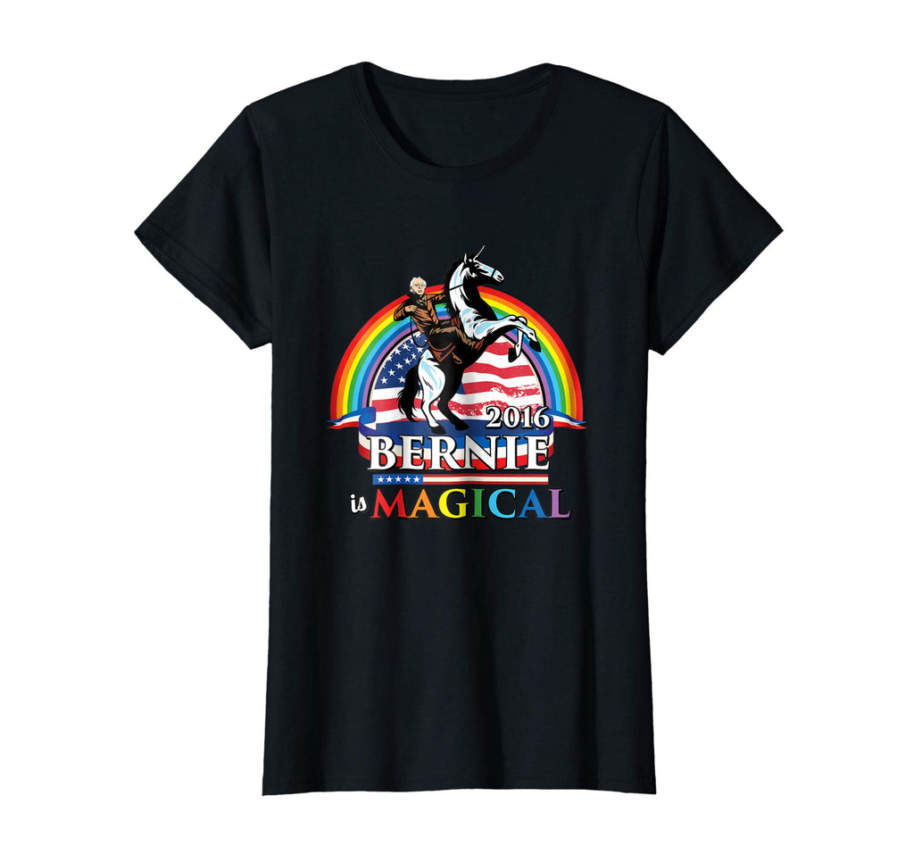 Bernie Sanders is Magical, Funny T-shirt by Zany Brainy