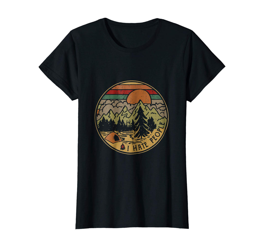 Love Camping I Hate People T-Shirt Funny Camping T-Shirt