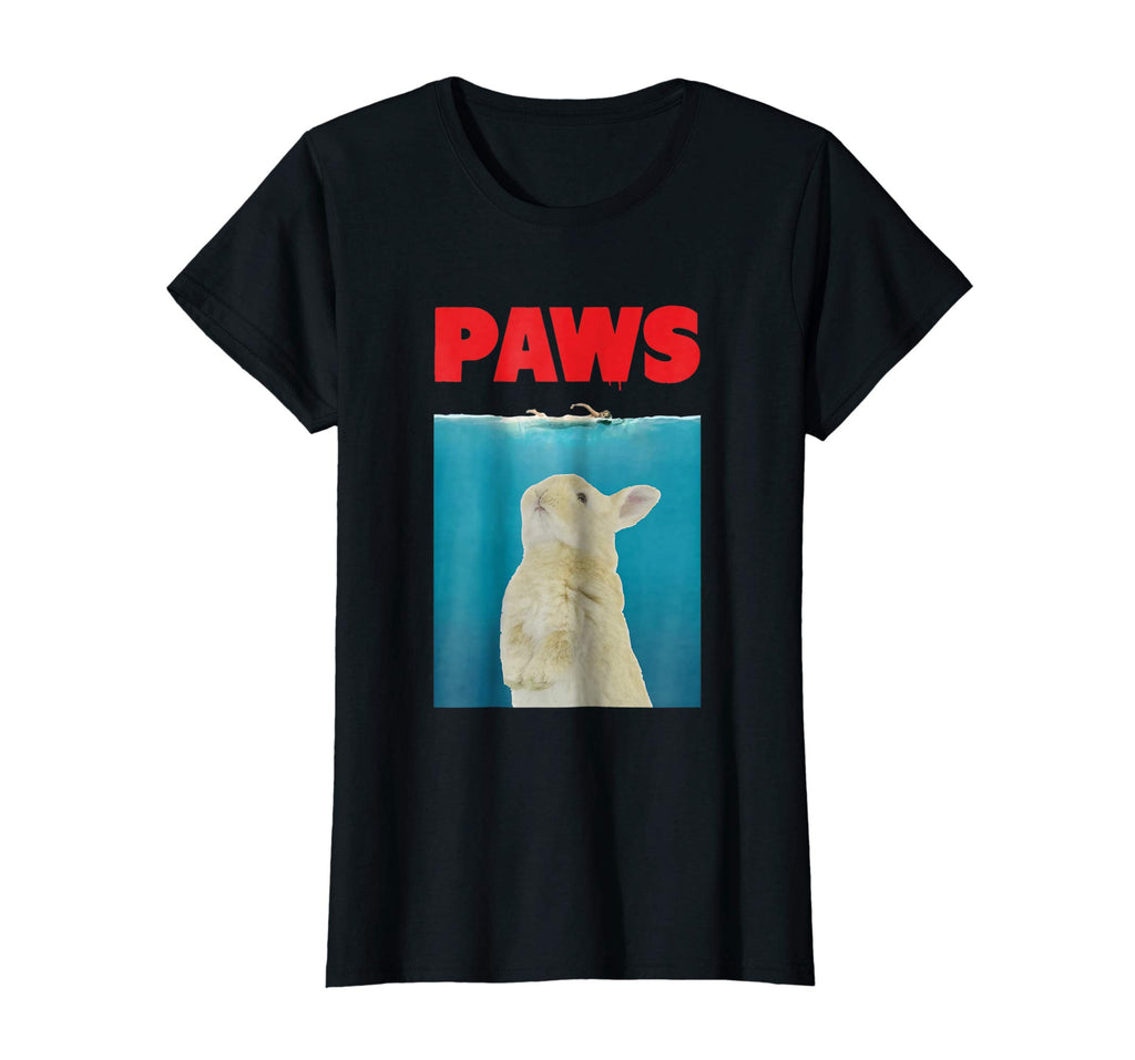 Paws Bunny T-Shirt Funny Parody | Rabbit Lover Gifts
