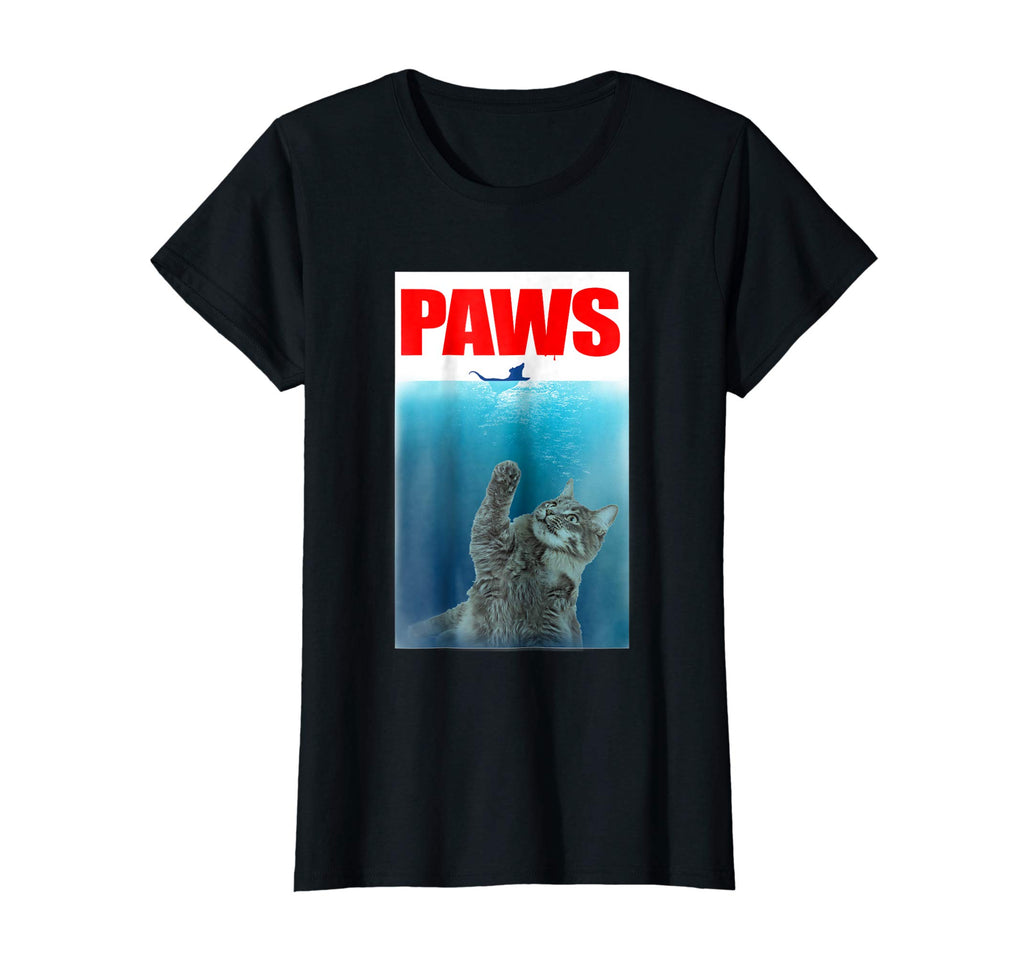 Paws Cat and Mouse T-Shirt Cute Funny Cat Lover