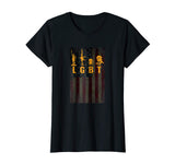 Funny LGBT Liberty Guns Beer Trump Support T-shirt