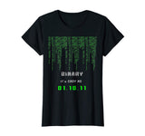 BINARY IT's EASY AS 1,2,3 Programming Coding Funny T-shirt