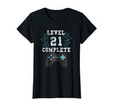 21st Birthday Video Game Humor Tee Funny Gamer Gifts T Shirt