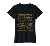 American Sign Language Cheat Sheet T shirt funny gift idea