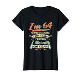 64 Literally Do Not Care Shirt Funny 64th Birthday Gift