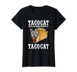 Tacocat Spelled Backwards is Tacocat Funny Cat Shirt