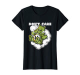 Funny Marijuana Weed T Shirt Smoking Bear Don't Care