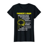 ENGINEER'S BRAIN FUNNY T-SHIRT