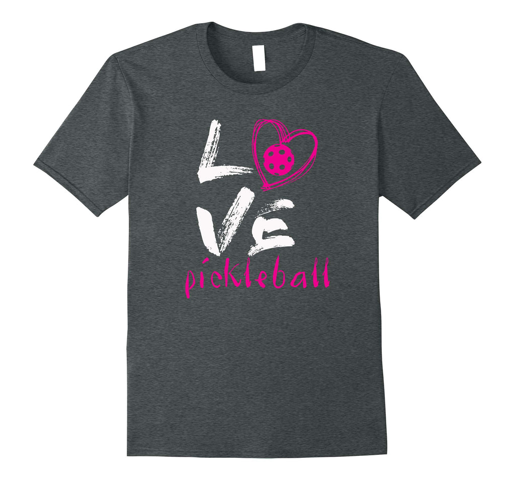 I Love Pickleball T-Shirt Funny Pickle Ball Tee for Player