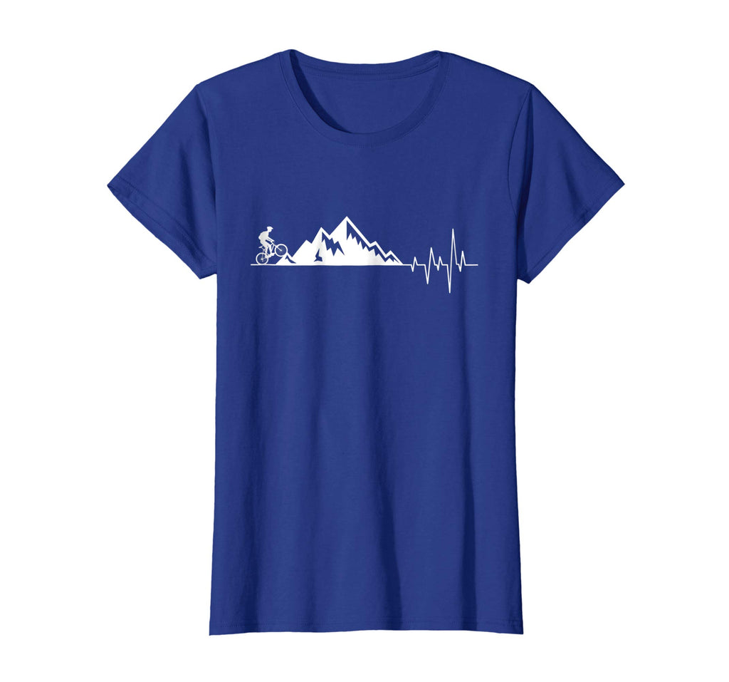 funny t-shirt for Mountain Bike Heartbeat for MTB Bikers
