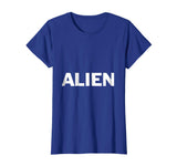 Alien Lazy Halloween Costume Funny T Shirt