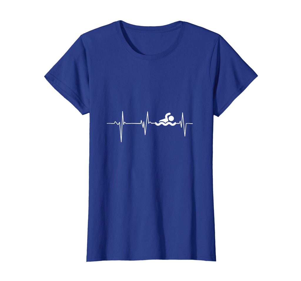 Heartbeat Swimming T-Shirt Funny swimming shirt