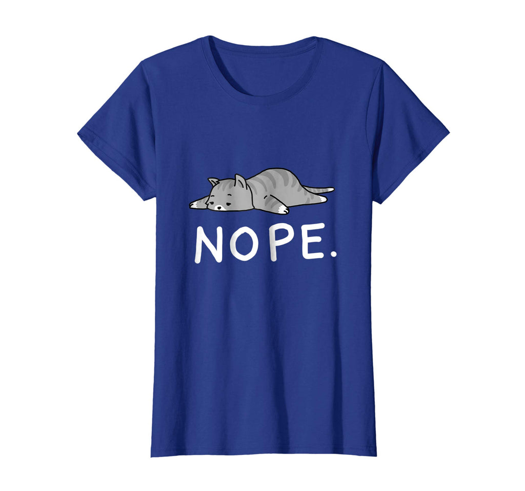 Lazy Day Procrastinate Grumpy Tired Cute Funny Cat Shirt