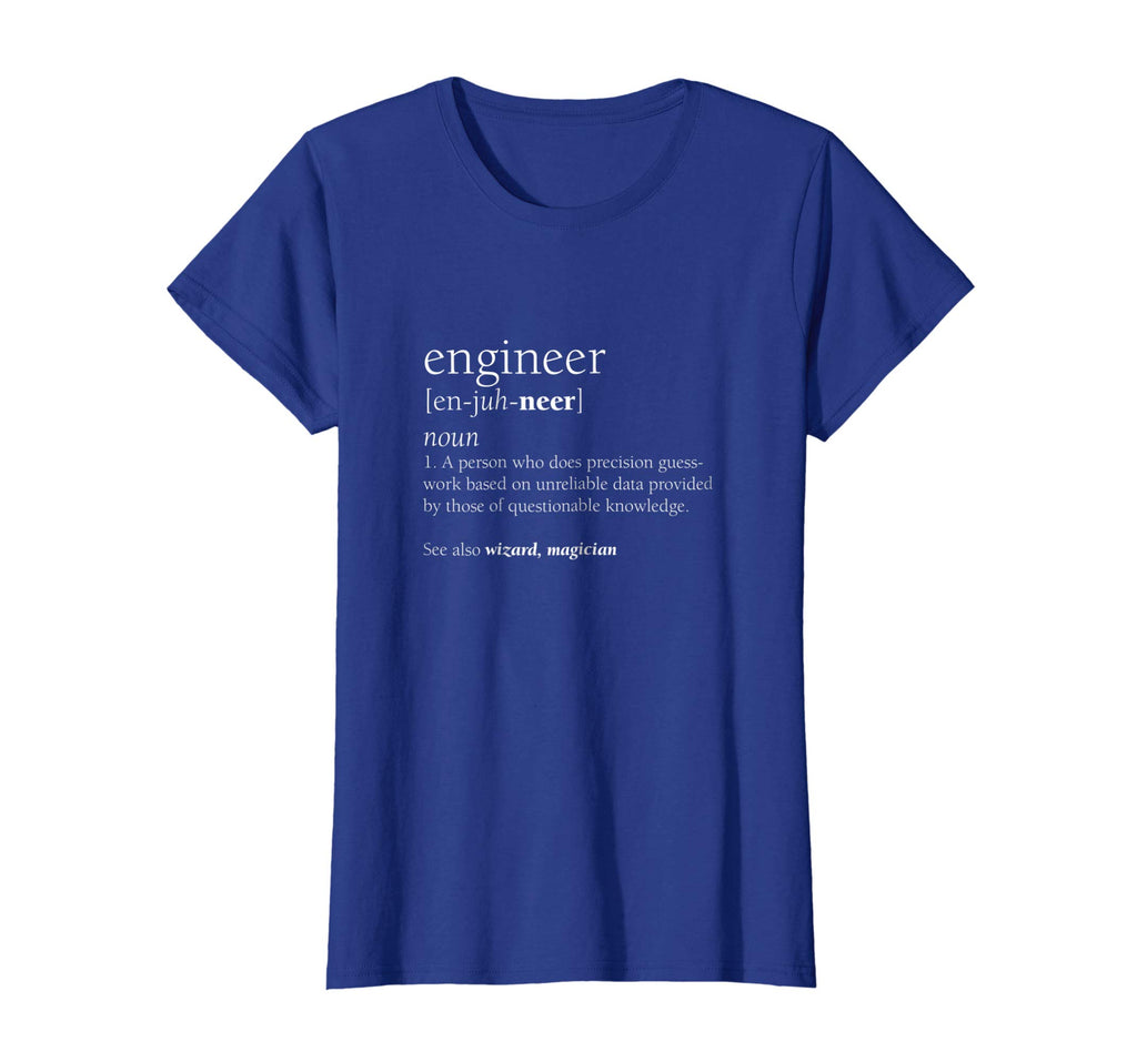 Engineer Definition T Shirt, Funny Engineering Gift