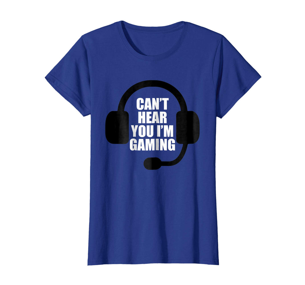 Can't Hear You I'm Gaming Video Gamer Headset Funny T-Shirt