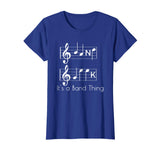Band Geek Music Notes Spelling Funny T-Shirt for Musicians