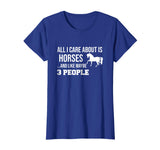 Funny Cute Horse Shirt Gift Men Women Teens