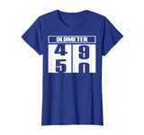 Oldmeter 50 T-Shirt 50th Birthday Gift Funny