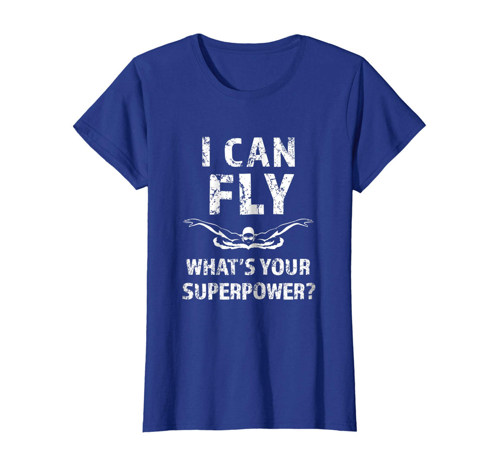 Funny I can fly what's your superpower? Swimmers Shirt
