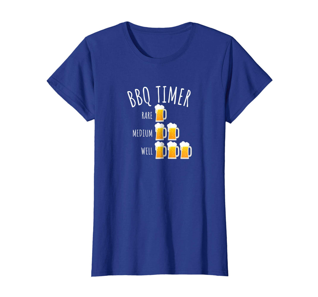 BBQ Timer Beer Drinking Funny Grilling T-Shirt