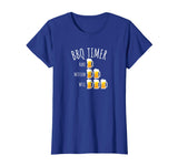 BBQ Timer Beer Drinking Funny Grilling T-Shirt