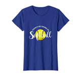 There's No Crying In Softball | Funny Softball T-Shirt Gifts