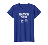 Marimba Ninja Funny Marching Band Percussion Gag T-Shirt