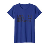 Weightlifting Rift Rest Repeat Shirt Funny Shirt