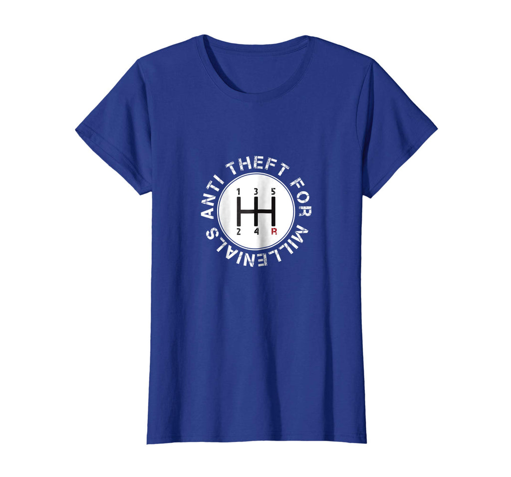Anti Theft For Millenials Funny Manual Transmission Shirt