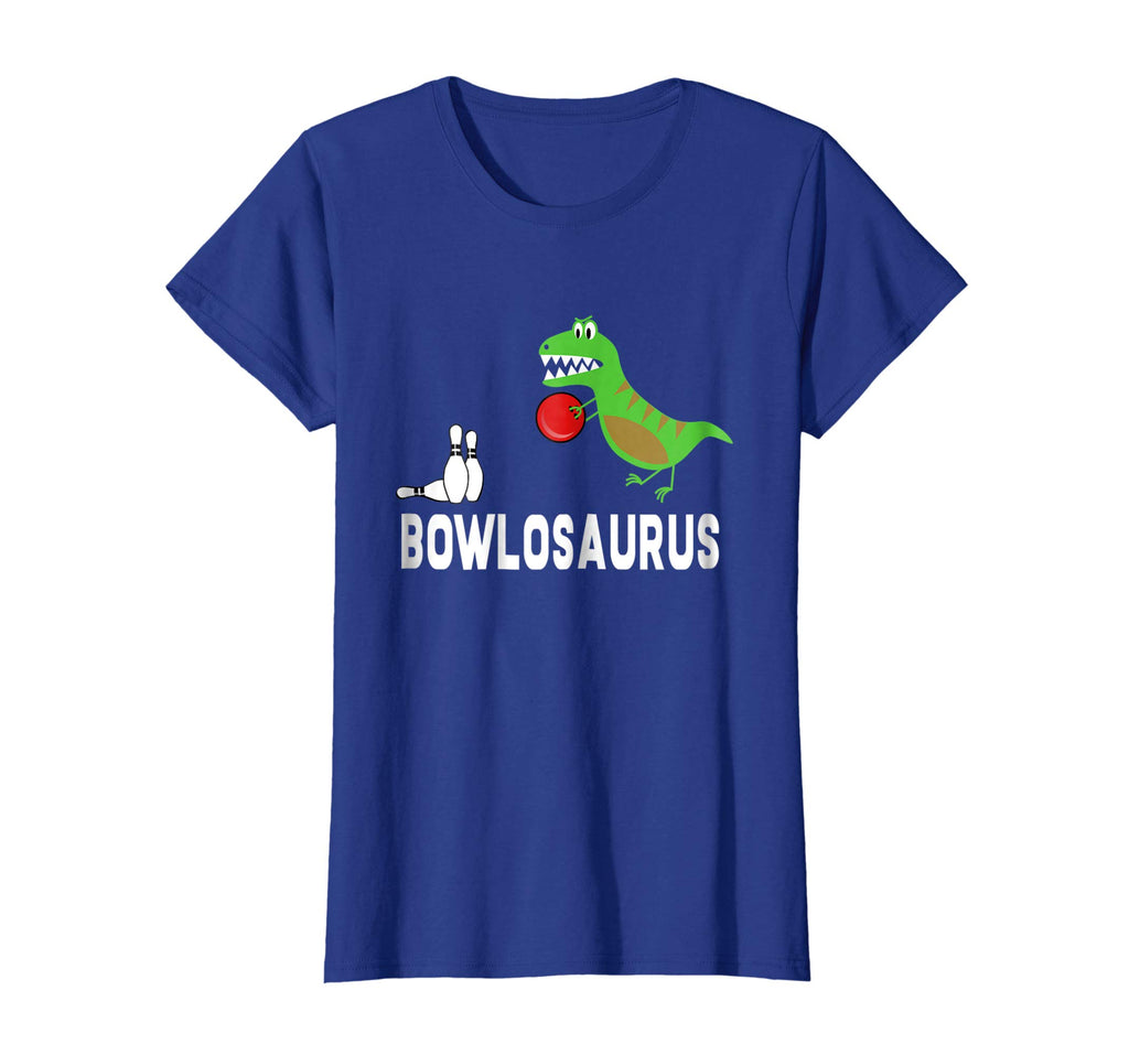 Funny Bowling Shirts Dinosaur Bowler T-Shirt Dino Gift Idea