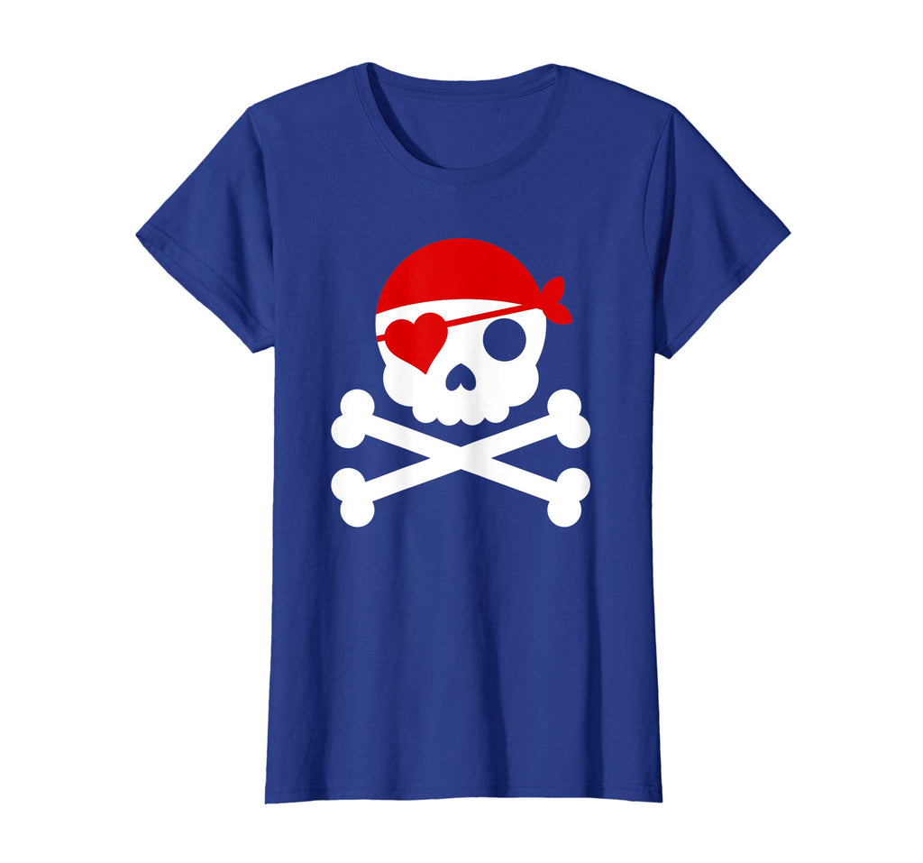 Valentines Day Love Pirate Heart t Shirt - Funny Gift Tee