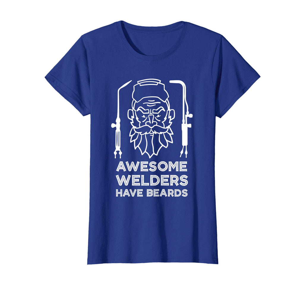 Awesome Welders Have Beards Shirt | Funny Proud Welder Gift