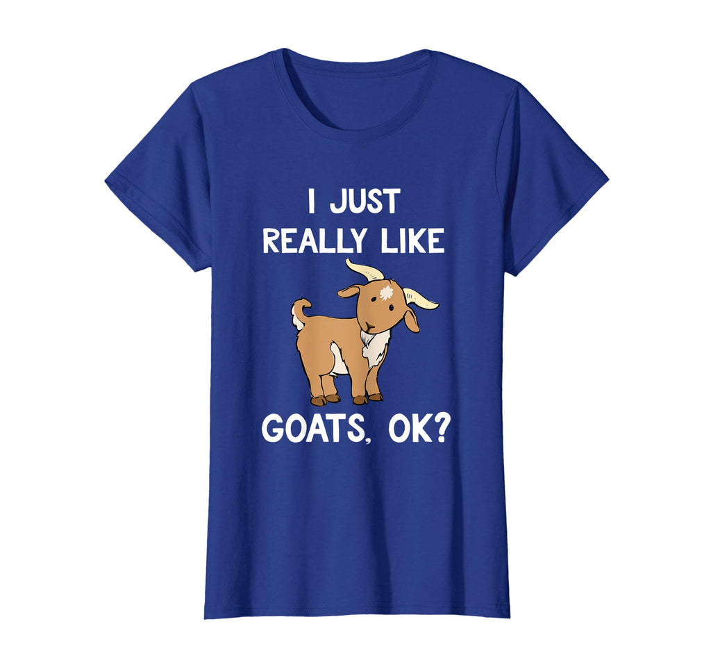 Funny Goat Shirt | I Just Really Like Goats Farmer T-Shirt